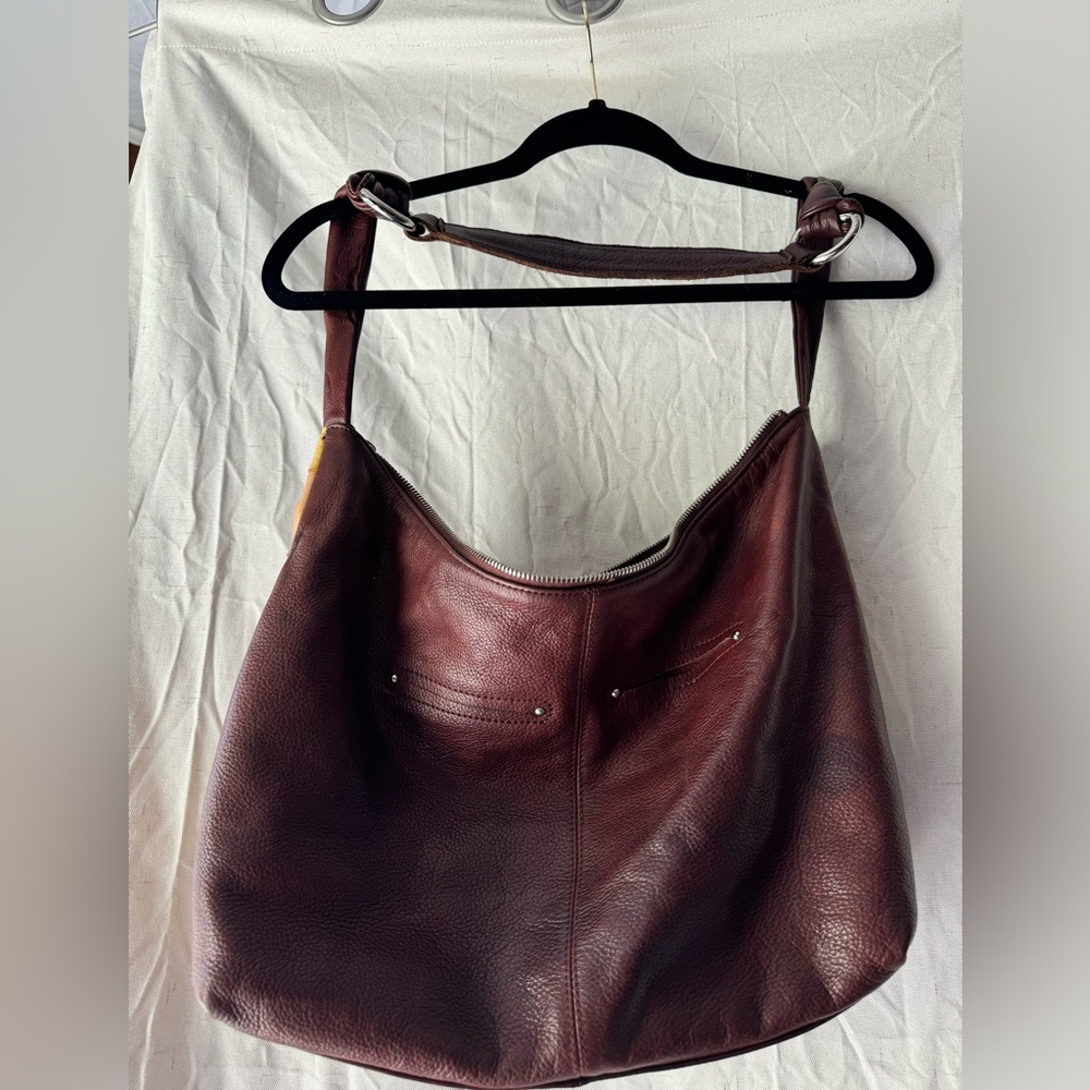 Leather patchwork tote purse - Picture 2 of 5